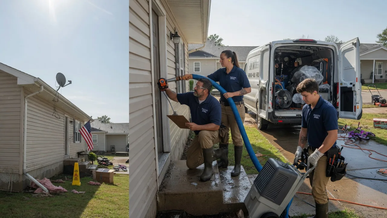 Ceiling Water Damage Restoration in Dresden, KS near me